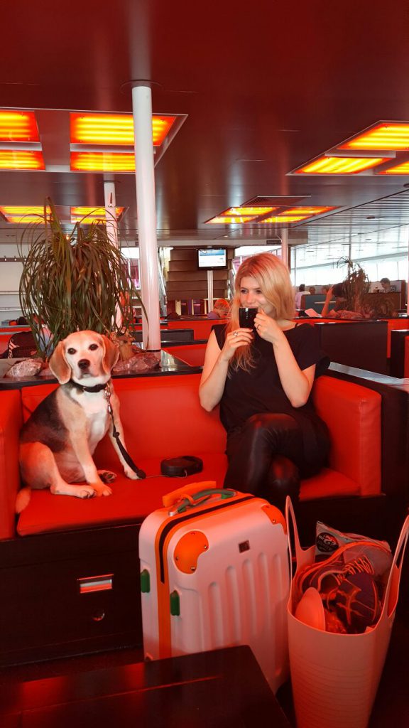 Shailo en ik met tas Matt and Nat