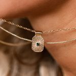 TAJ Pendant Chak Green Gold