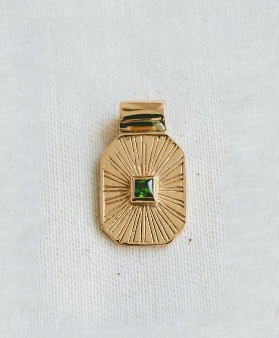 TAJ Pendant Chak Green Gold