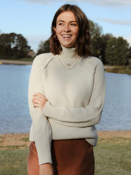 Wolf & Storm | Duurzame Trui Jade Zand