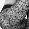 Swedish Stockings | Edith Lace Tights Black