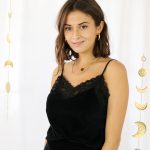 WOLF & STORM | MISTY BLACK VELVET CAMISOLE BIOKATOEN