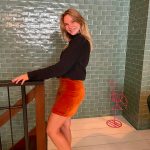 Wolf & Storm | Stevie Rusty Velvet Rok Biokatoen