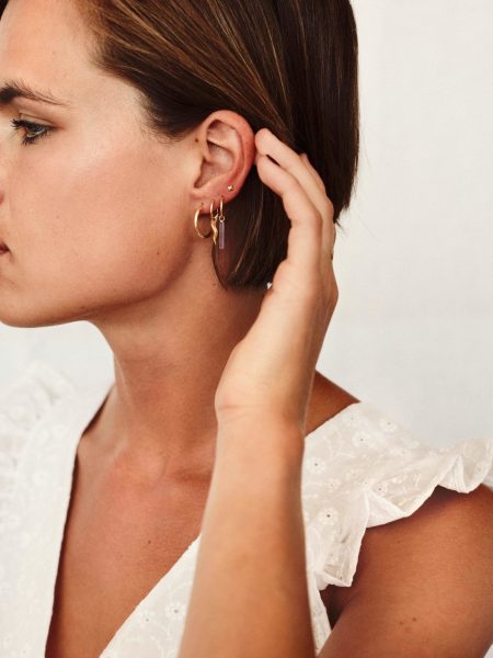 Flawed Plain Hoop 18mm Gold