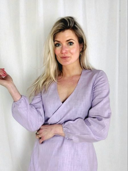 Wolf & Storm | Duurzame Jurk Linnen Lila