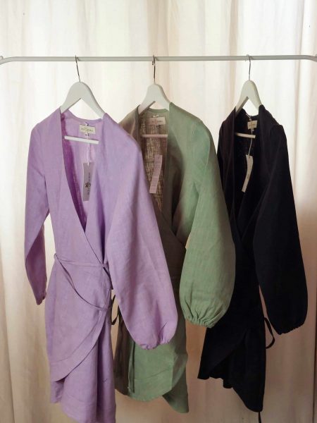 Wolf & Storm | Duurzame Jurk Linnen Lila