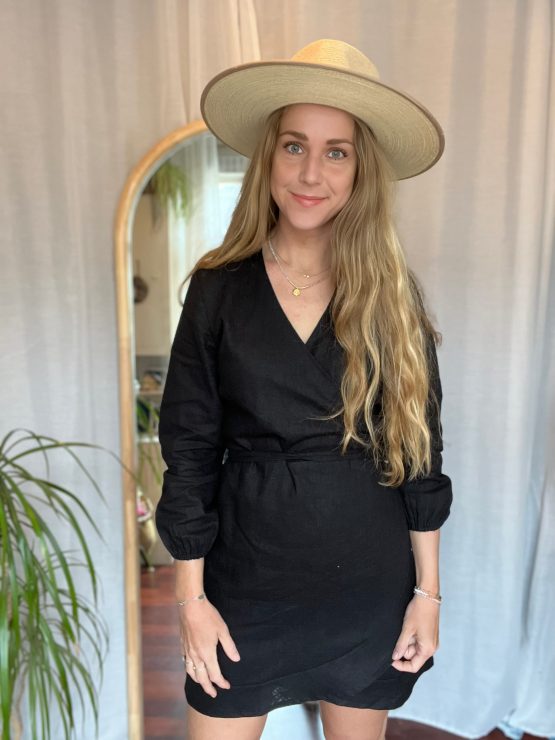 Wolf & Storm Duurzame Jurk Linnen Zwart