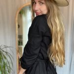 Wolf & Storm Duurzame Jurk Linnen Zwart 3