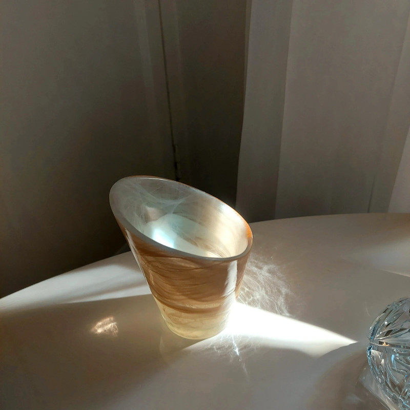 waxinelichtje gerecycled glas