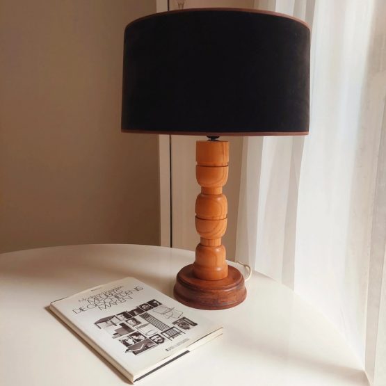Vintage Lamp Hout Japandi 3