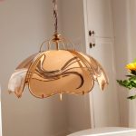 Hollywood Regency Hanglamp Herda Vintage Lamp 5